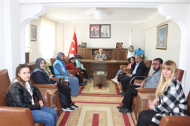Kars'ta özel Eğitim Gören öğrencilerden Müftülüğümüze Ziyaret