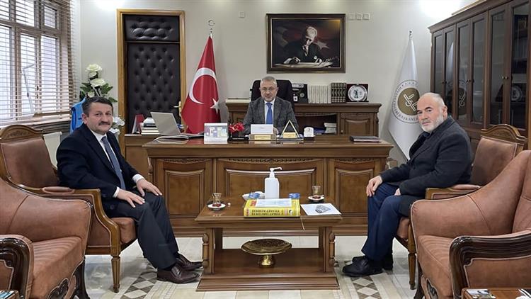 Tokat'da üzümören Belediye Başkanından Il Müftüsü Abdullah Pamuklu’ya Ziyaret